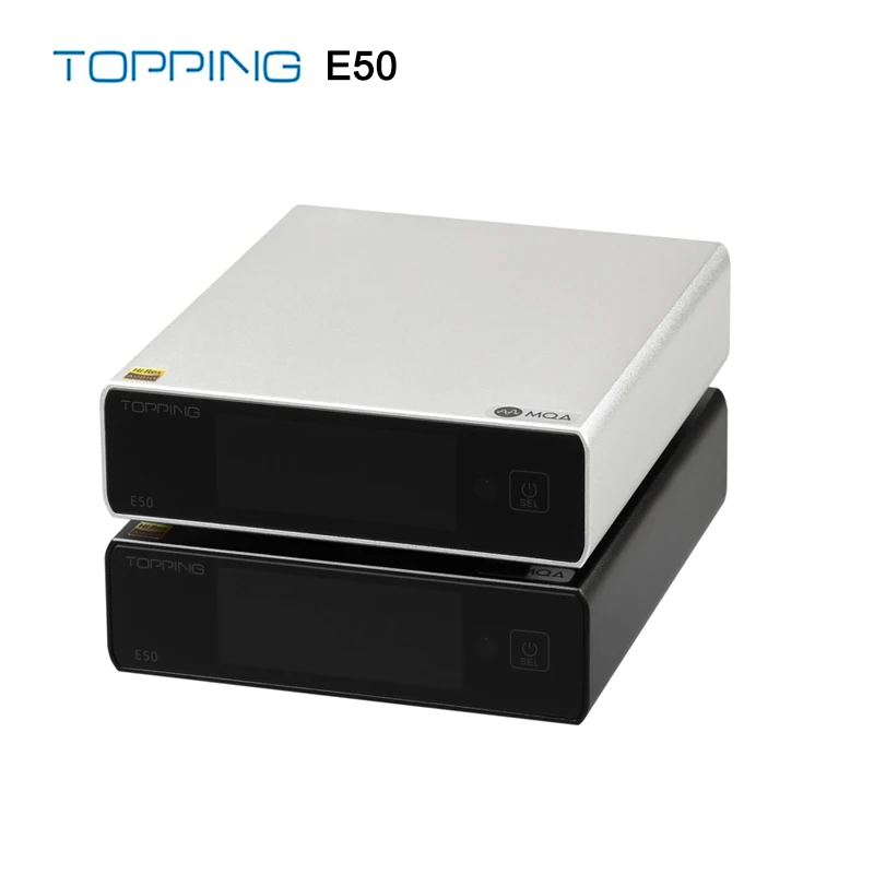 TOPPING E50 MQA Support DAC DSD256 ES9068AS XMOS XU216 USB/Optical/Coaxial input balanced/single-ended output with L50 | Электроника