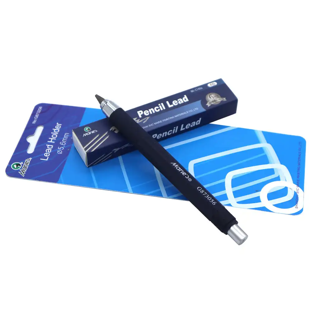 5.6mm Automatic Pencil Set with 4B Pencil Lead for Mechanical Pencil Sketch Drawing Pencil Artist Art Students School Supplies 4