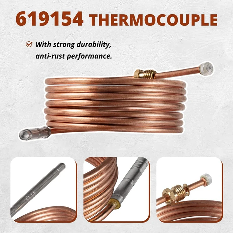 619154 Thermocouple Fits For Norcold N300 N300.3 Series RV Refrigerators For 2 Way 3 Way Models