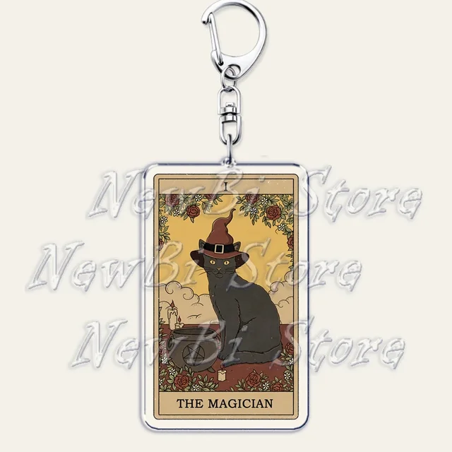 NEWEI Porte-clés En Acier Inoxydable En Forme De Chat Mignon Pour Femme Et Fille, Chat Ragdoll Plaqué Or