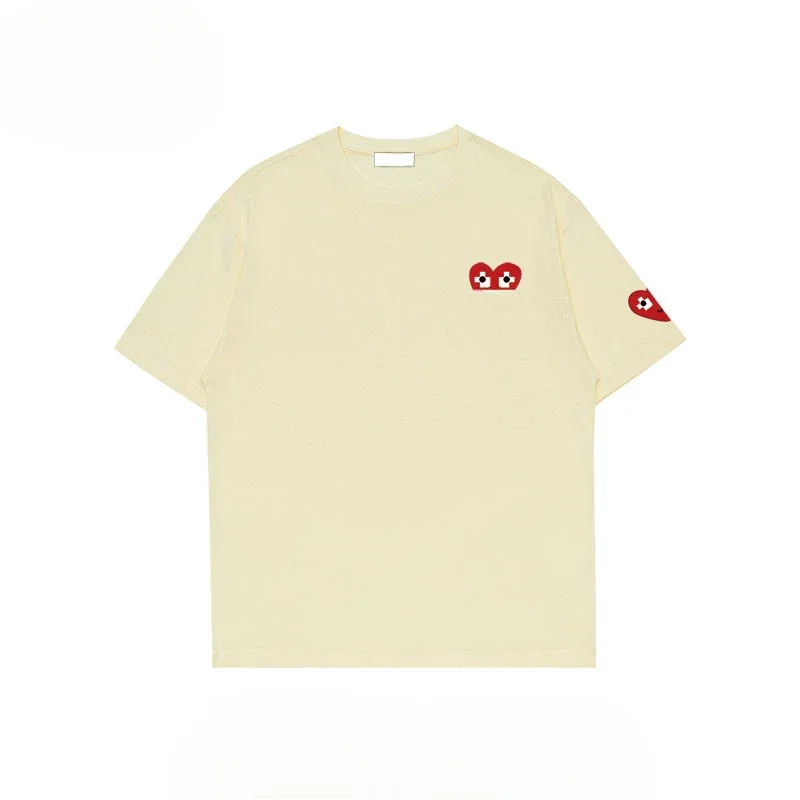 Fashion High Quality Trend Luxury Short-sleeved T-shirt Men's Comfort 2025 Summer Crew Neck Pullover Genderless Couple Top 3
