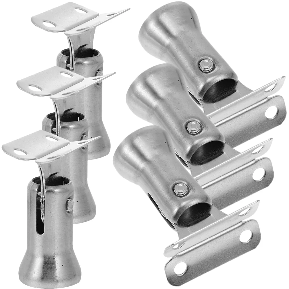 

6 Pcs Stair Railing Support Bracket Heavy Handrail Brackets Stainless Steel Supports Column