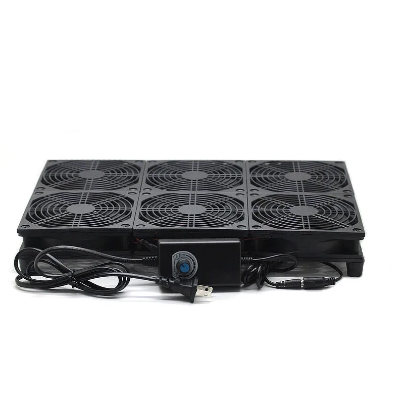 Caixa de tv Roteador Ventilador Alto Volume de ar Silencioso 120 mm 12v com Velocidade Fonte Alimentação Ventilador Refrigeração Faça Você Mesmo Gaming Portátil Base Refrigerador - Imagem 4