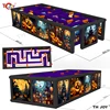 Fast Air Shipping,11x3m Black Inflatable Maze Arena Blooded Halloween Haunted House with Roof Sport Game for Sale 3