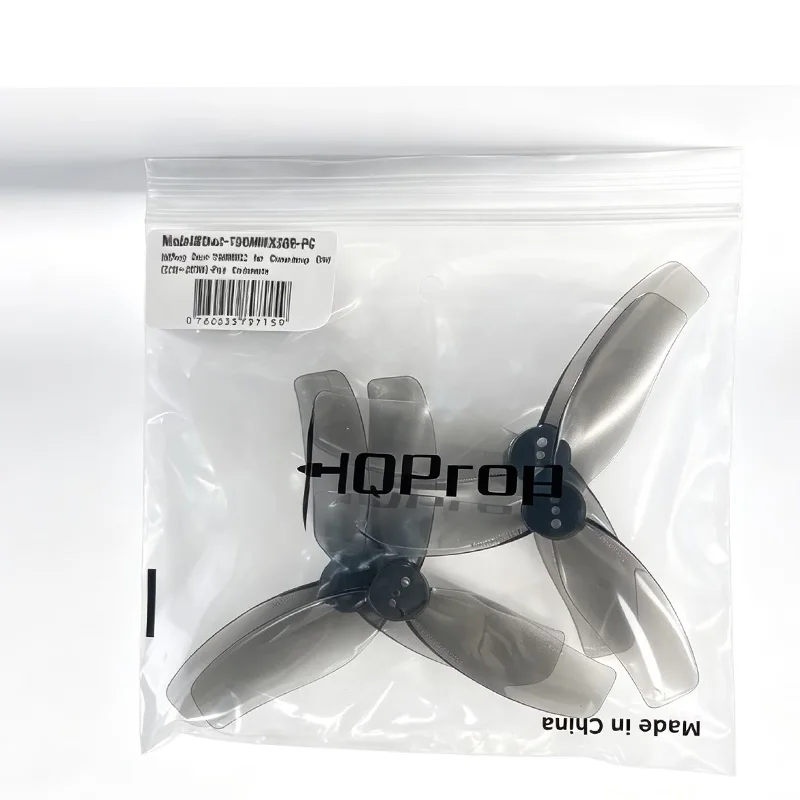 4 пары HQPROP DT90mmx3 D90/T90, апертура 1,5 мм/5 мм, 3,5 дюйма, трехлопастной пропеллер, используется для радиоуправляемого гоночного дрона FPV DIY thumbnail 4