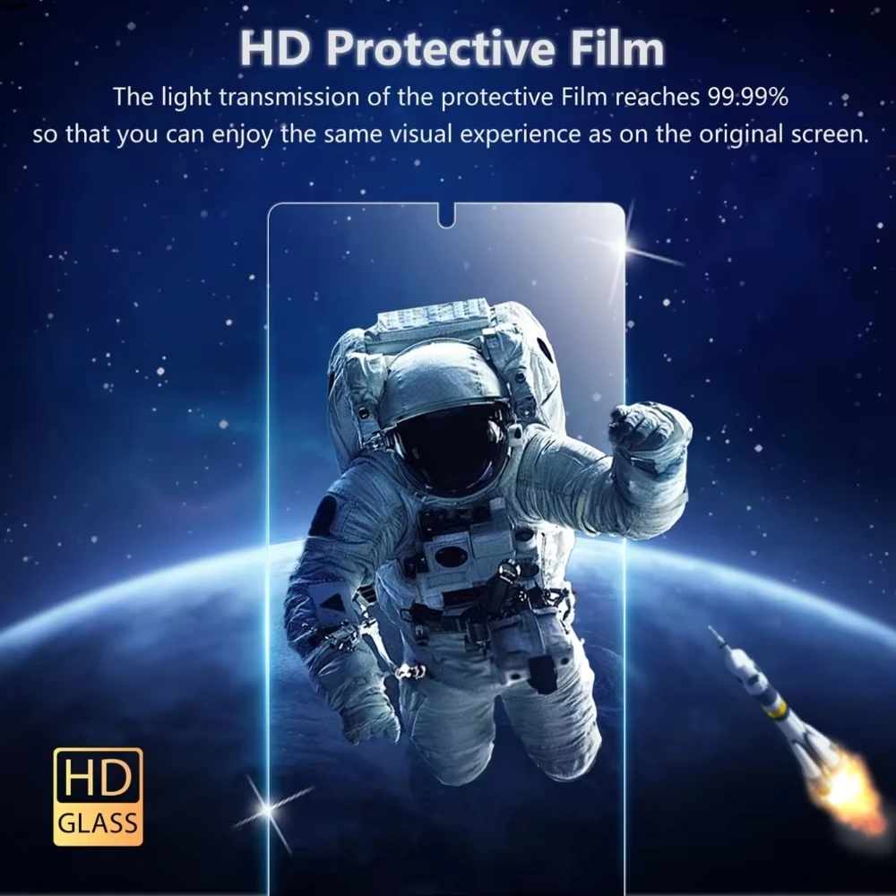 Premium Oleophobic Coated HD Tempered Glass Screen Protectors - Easy Installation, 2-Pack