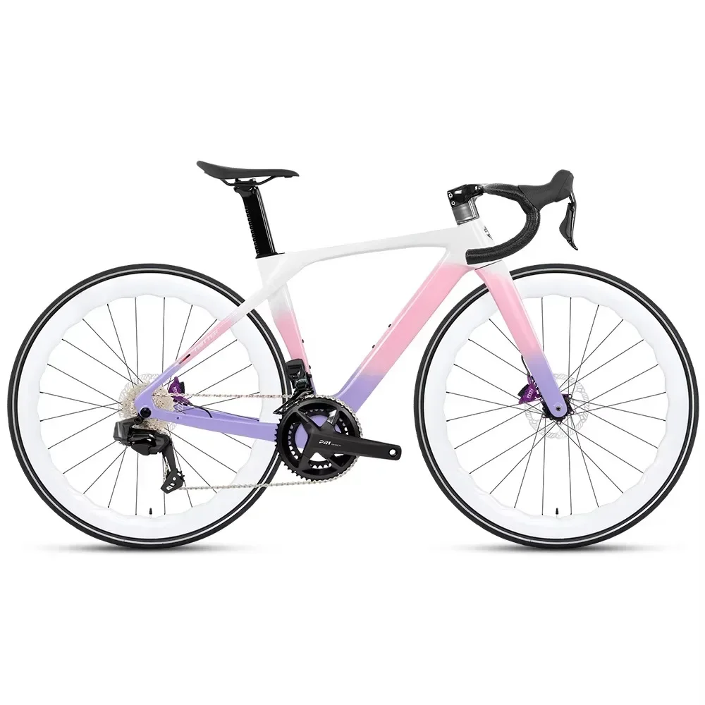 White pink purple