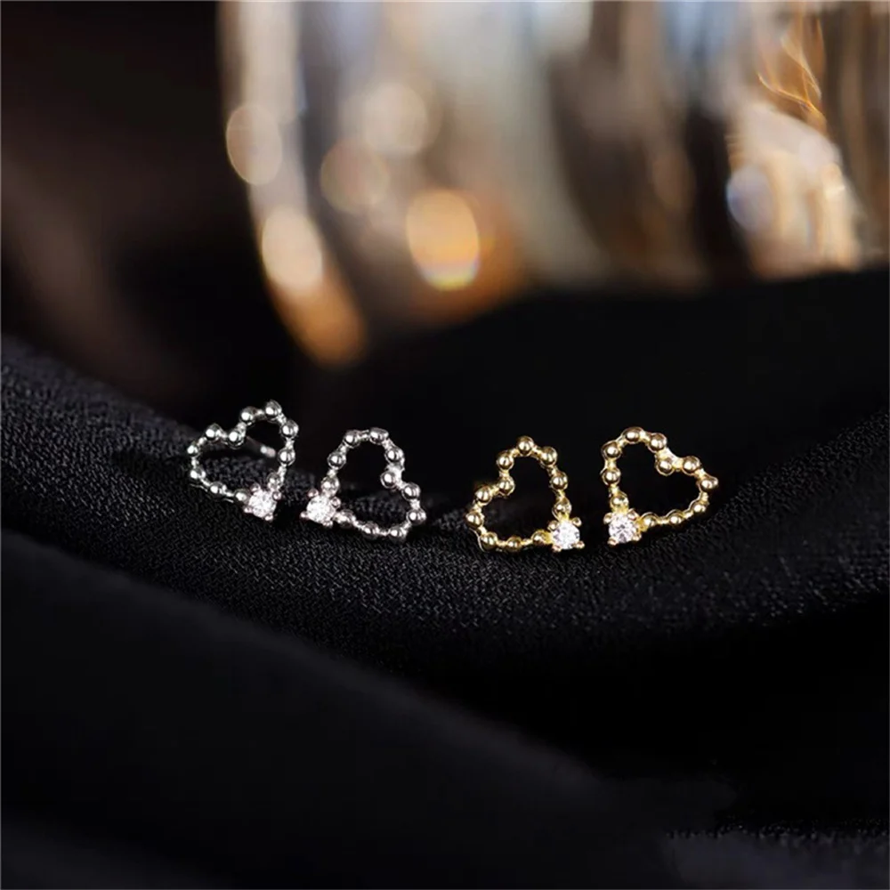 925 Silver Needle Zircon Earrings Hypoallergenic Fashion Ear Studs Female  Pendant Tassel Pendant Earrings For Women Jewelry Gift - Stud Earrings -  AliExpress