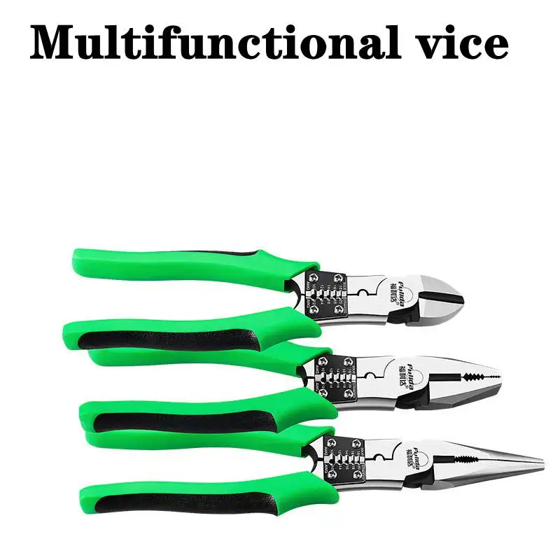 

Vise multifunctional wire pliers hand tools pliers pliers electrician sharp mouth oblique mouth wire stripping pliers