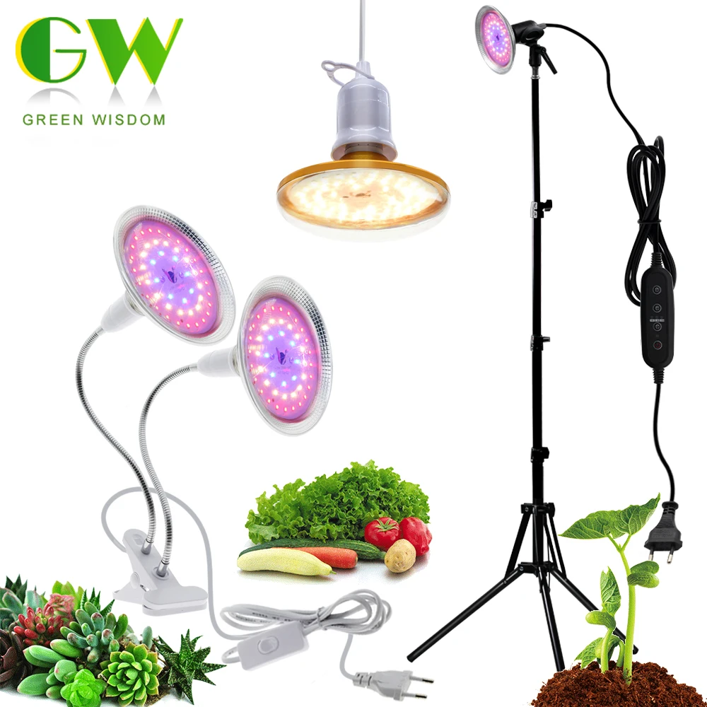 Ac 220V Led Grow Light Bulb E27 Led Phyto Lamp Full Spectrum Grow Bulb Sostituisci Le Lampade Per La Coltivazione Della Luce Solare Per La Serra Delle
