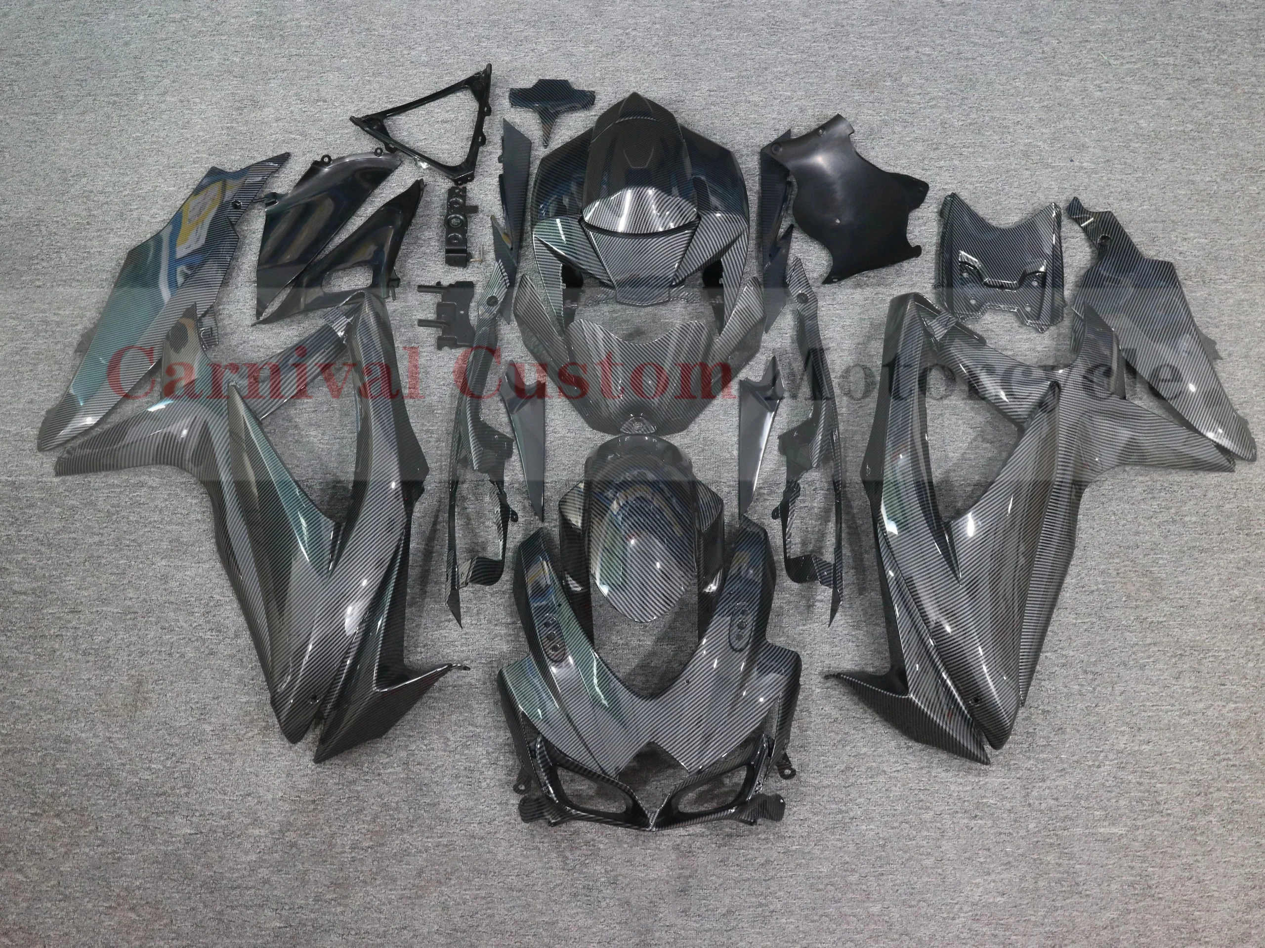 

Carbon Fiber Motorcycle Fairing ABS Injection Color Pattern For Suzuki GSXR 600 GSXR 750 K8 2008-2010 GSXR 600 750 K8 2008-2010