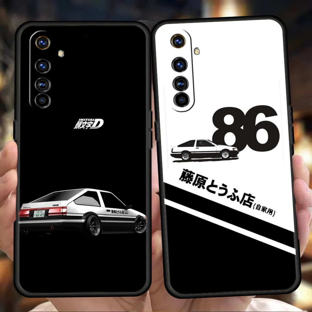 Initial D AE86 Shockproof Silicone Phone Case - Durable Protective Shell