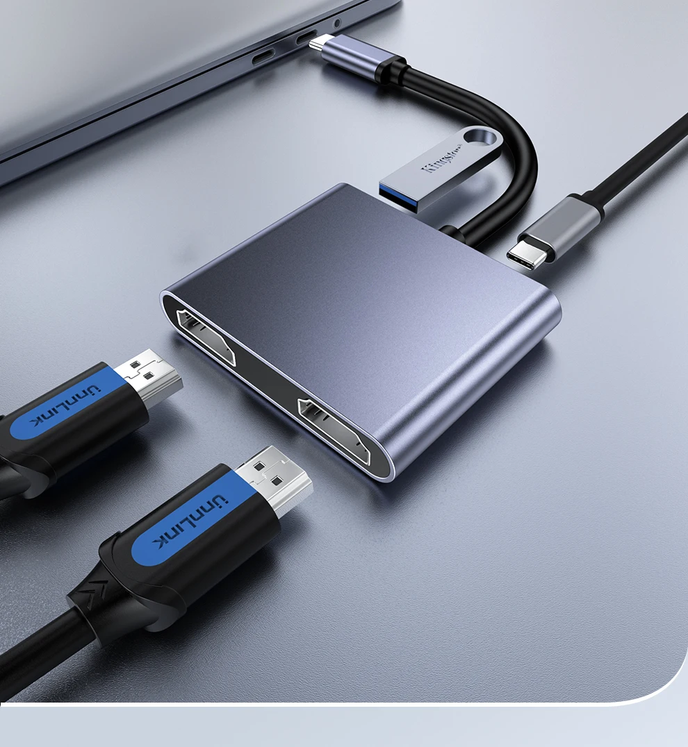 HDMI, USB 3.0, Conversor PD 87W, Adaptador