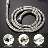 Flexible Stainless Steel Plumbing Hose Shower Head Tube Flexible Bathroom Pipe 1-3m Bath Accessories 3