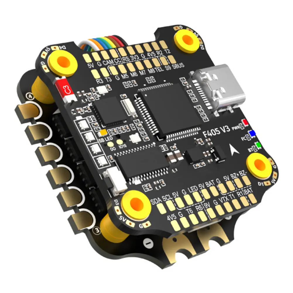 

F405 V3 3-6S 30X30 F405 Flight Controller Wireless Betaflight Configuration BMI270 Bluetooth-Compatible for FPV Drone Cinelifter