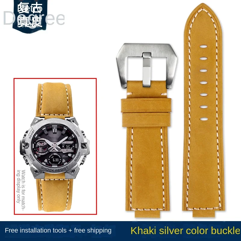 カシオgショックGST-B400/ GST-B200手首ストラップ革の時計