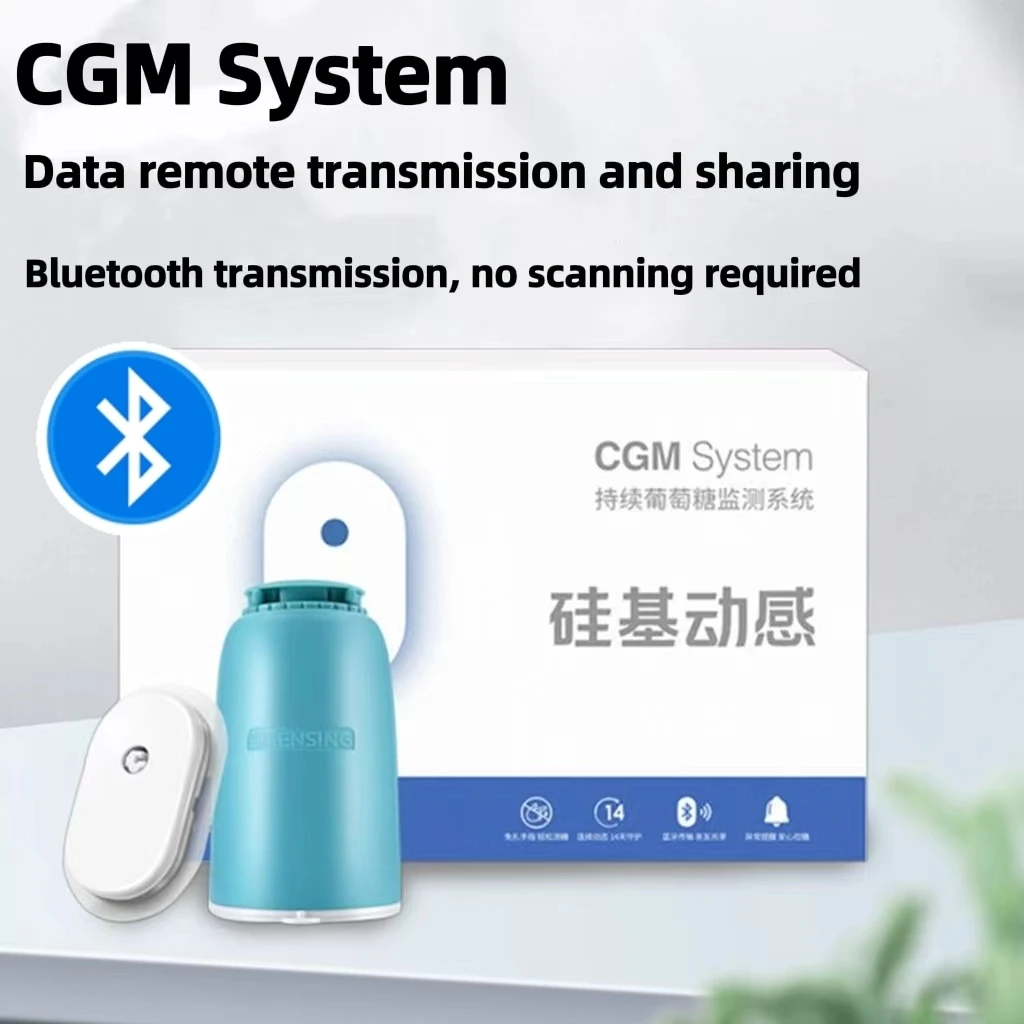 Sensore Di Sicurezza Misuratore Di Glucosio Nel Sangue Bluetooth Senza Scansione Dati Remoti Condividi Freestyle Libre Cgms Sistema Di Glucometro In T