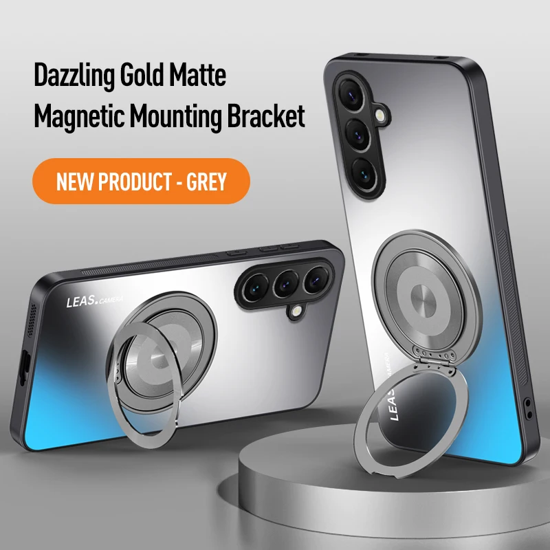 Magnetic Ring Stand Phone Case with Enhanced Protection