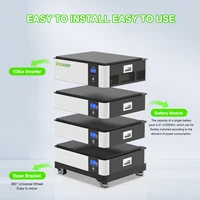 Batterie tout-en-un pour système solaire, onduleur 12kva, 48V, 200ah, 10kwh, 20kwh, 30kwh, 40kwh, 50kwh, Lifepo4, batterie de stockage d'énergie au Lithium 4