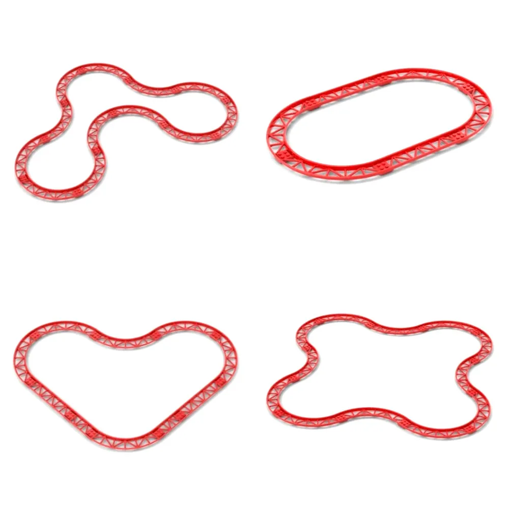 10PCS Small Particle Technical Building Block Parts 26060 Accessories Roller Coaster Tracks Rail 34738 26559 25059 25061