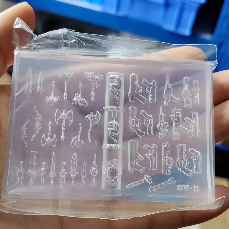 1 Pc 실리콘 네일 금형 사이버 펑크 리틀 닥터 장난감 다크 스네이크 템플릿 절묘한 3 차원 장식 DIY 네일 금형
