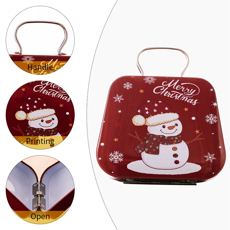 MyGiftHome Christmas Handbag Candy Tin Box
