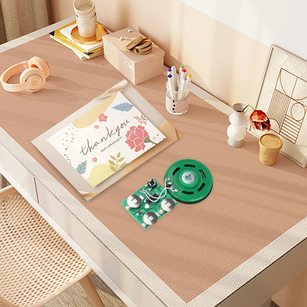 60초 녹음 재생 보드 음악 모듈 인사말 카드 냉장고 스티커 DIY 배터리 버튼 포함 음성 재생 모듈