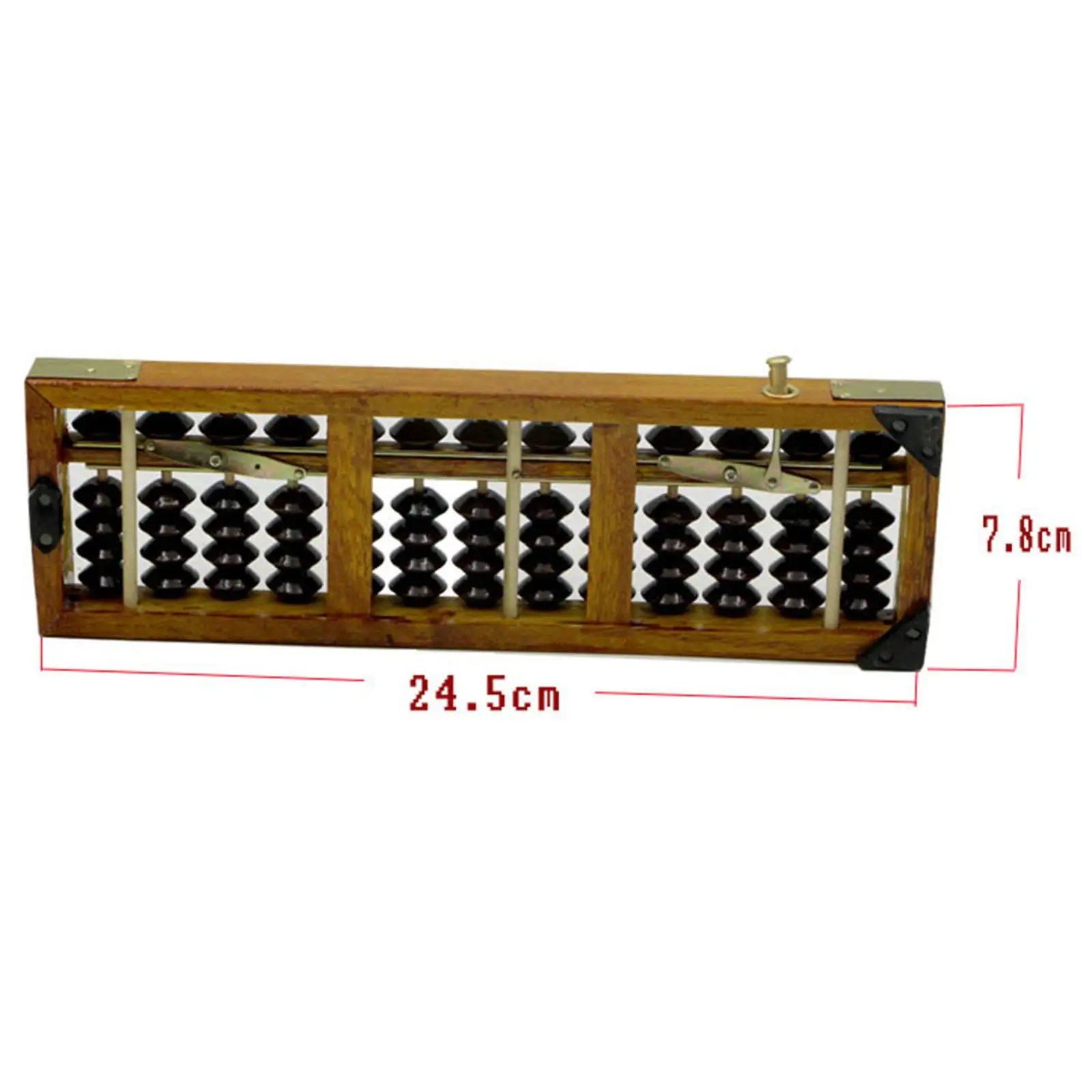 13 Digit Wooden Abacus Counting 5 Beads Abacus Math Learning for Children