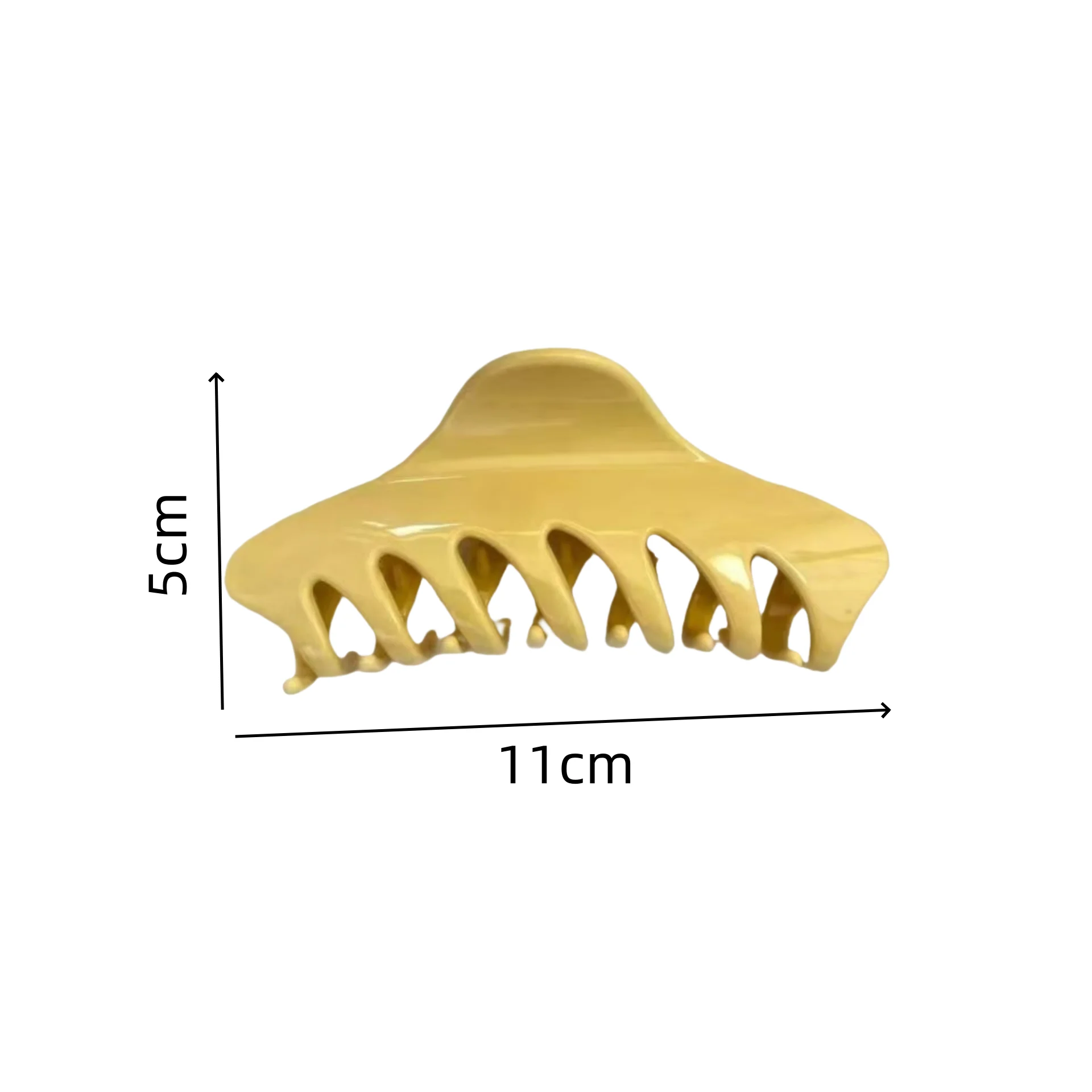 1PC　Women's Geometric 1PC　Hair Clutches, Transparent Acrylic Material, Trendy Hair Grips for Stylish Daily & Party Looks