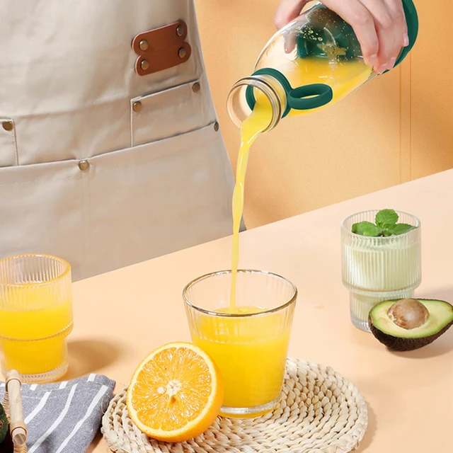 Elektromos Facsaró Hordozható Háztartási Narancssárga Citromkeverék Usb Töltő Gyümölcslevek Elválasztó Nyomónyomás -Gyümölcslé Otthon - Image 5