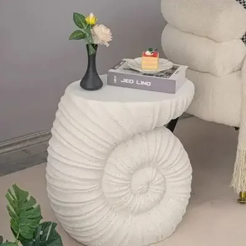 Tavolino da Caffè a Conchiglia di Design Nordico - immagine 6