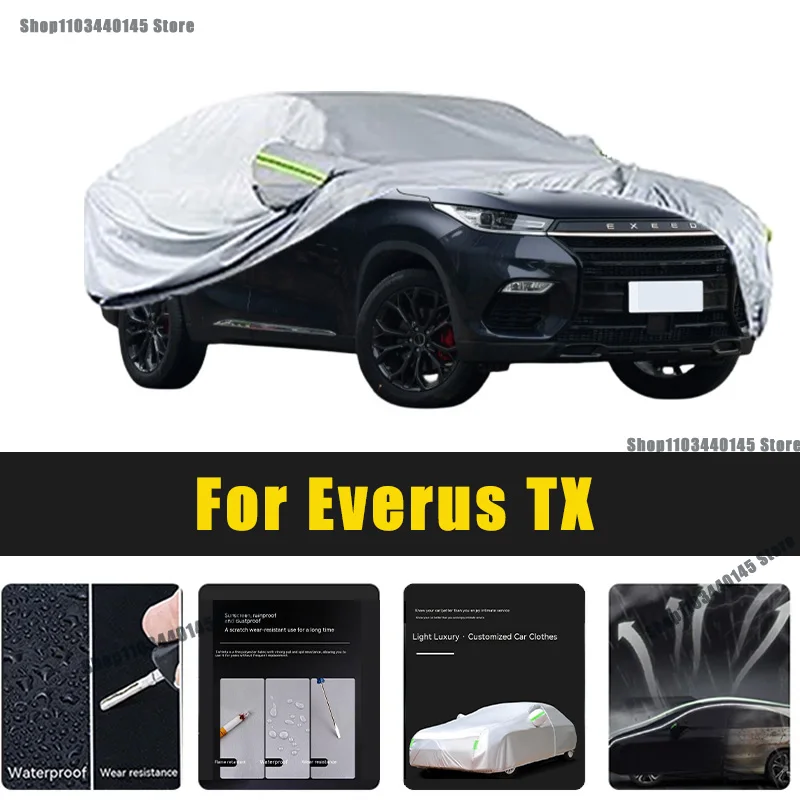 

Full Car Covers Outdoor Sun UV Protection Dust Rain Snow Oxford cover Protective For Everus TX Accessories