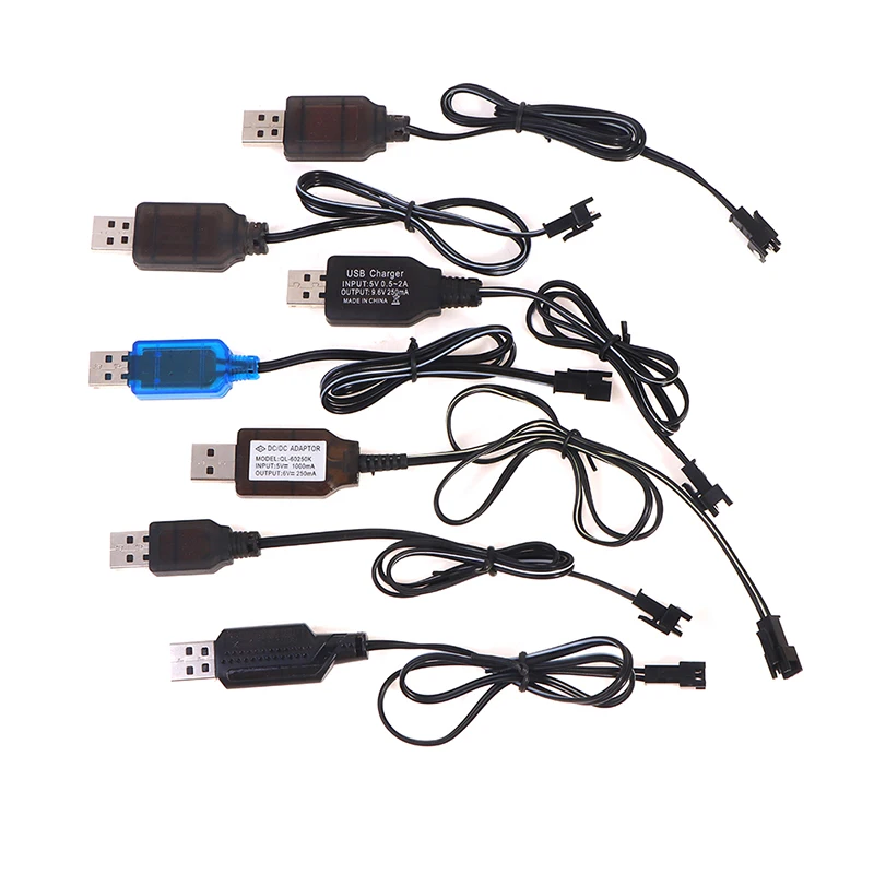 3,6–9,6 V 250 mA NiMh/NiCd-Batterie USB-Ladekabel SM 2P Vorwärtsstecker Fernbedienung Auto USB-Ladegerät Elektrisches Spielzeug ~ – Detail 1