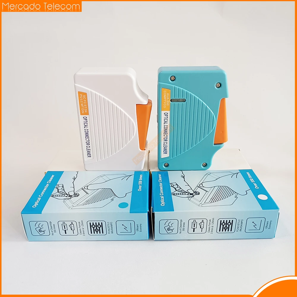 Fiber Optic Cleaner Toolkit 550times Cleaner Box And 800 Times Cleaning Pen SC/FC/ST Alcohol Bottle Cotton Swab FTTH Tool Set