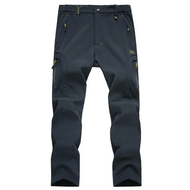 Plus Size 6XL 7XL 8XL Mens Thicken Snow Ski Waterproof Softshell Pants Winter Tactical Camping Hiking Snowboard Fleece Trousers 5