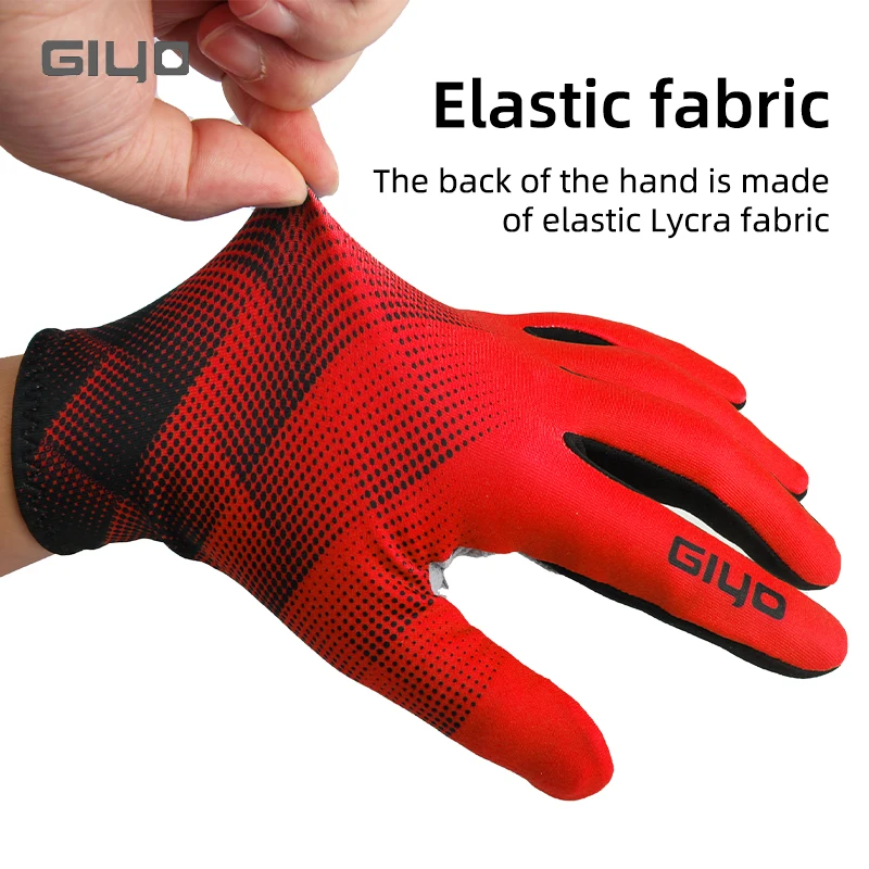 Bicycle Winter Thermal Full Finger Gloves MTB Road Bike Touch Screen Anti-skid Gloves Cycling Breathable Keep Warm Mittens 5
