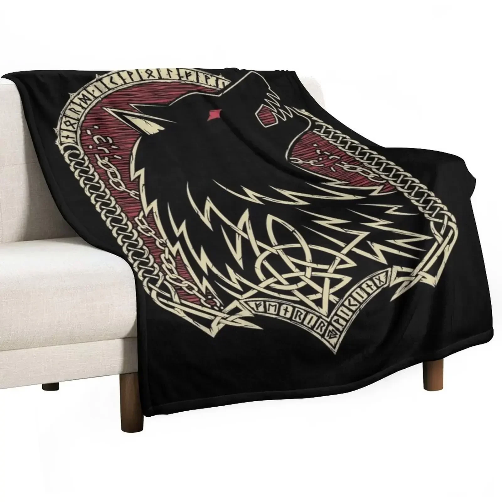 

Fenrir Throw Blanket Picnic Flannel Fabric Single Decorative Sofa Blankets
