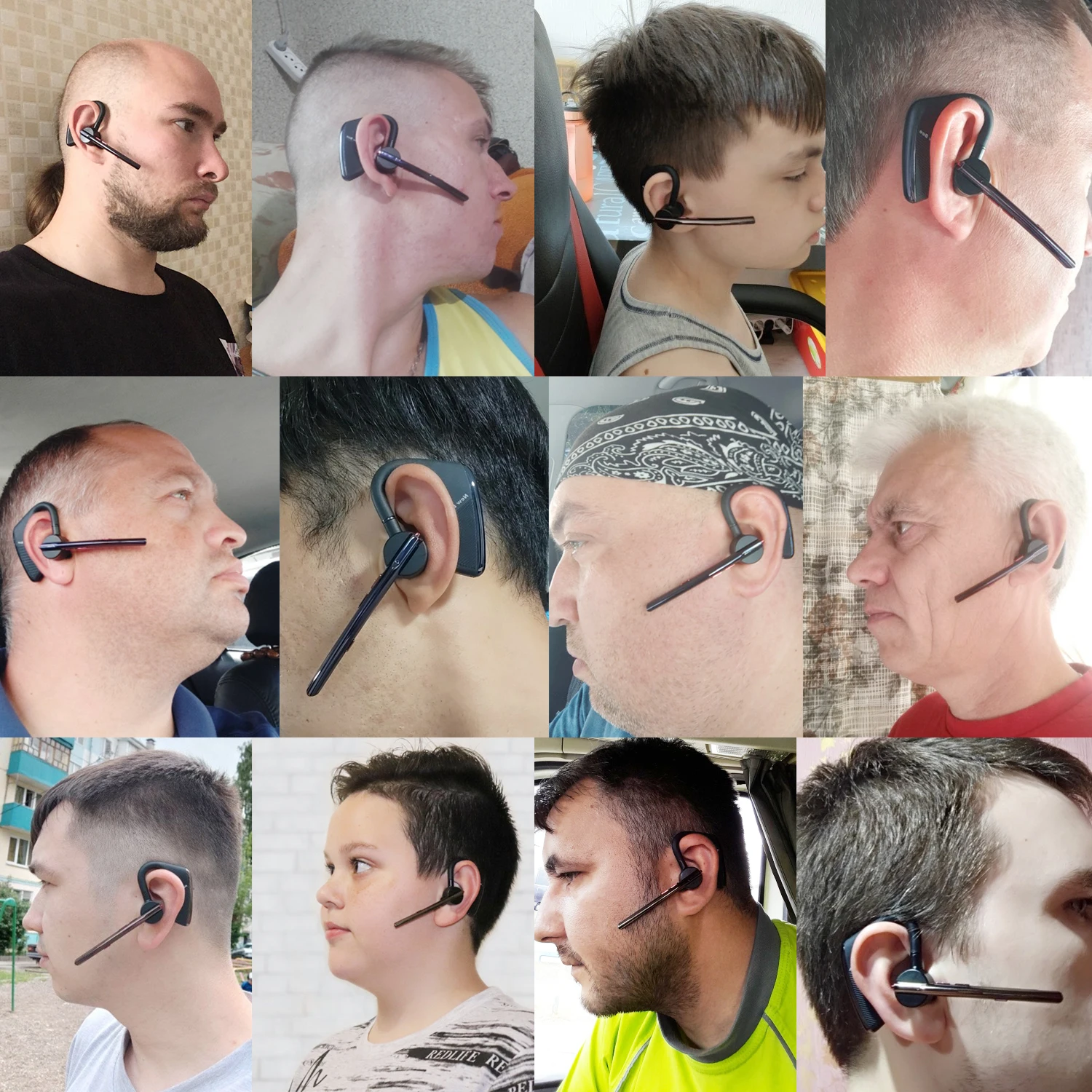 Nový včela M50 bezdrátový Bluetooth náhlavní 5.2 sluchátka sluchátka s dvojí mikrofon hands-free špunty CVC8.0 rámus odvolání earpiece