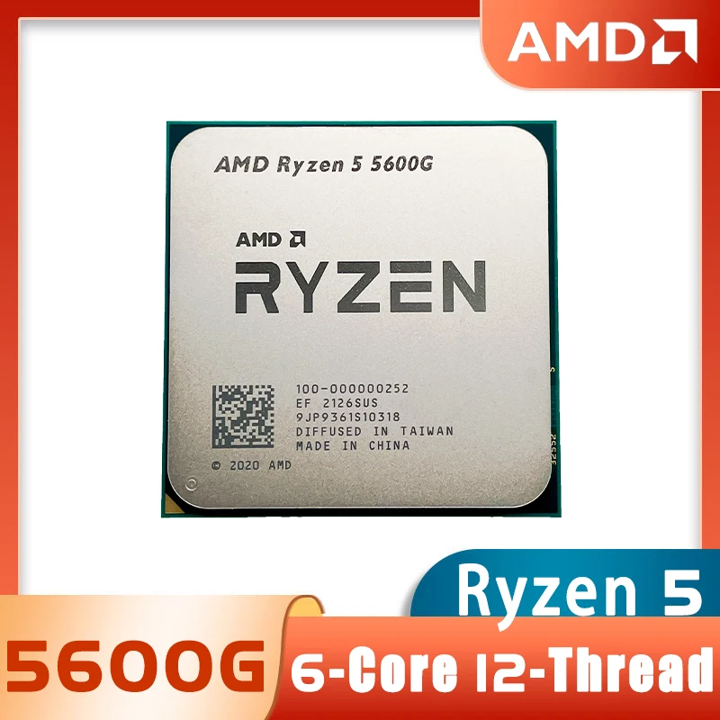 AMD new Ryzen 5 5600 amd R5 5600 pc gamer cpu 65W DDR4 Desktop Accessories  Processor Support Gaming CPU Socket AM4 no cooler