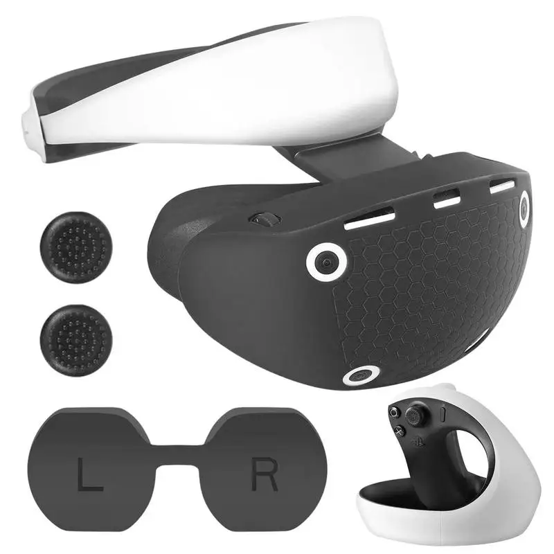 

For PSVR2 Helmet Protector Silicone Protective Case Rubber Sleeve All-inclusive Cover Case For PS VR2 VR Glasses Accessories