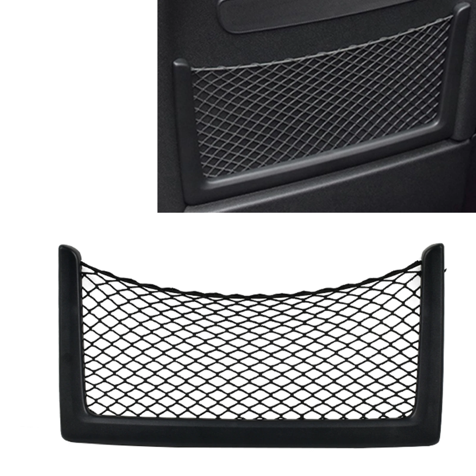 

Car Interior Seat Storage Net Rear String Bag Mesh Holder Pocket For Mercedes Benz B Class W246 CLA W117 A Class W176 2011-2023