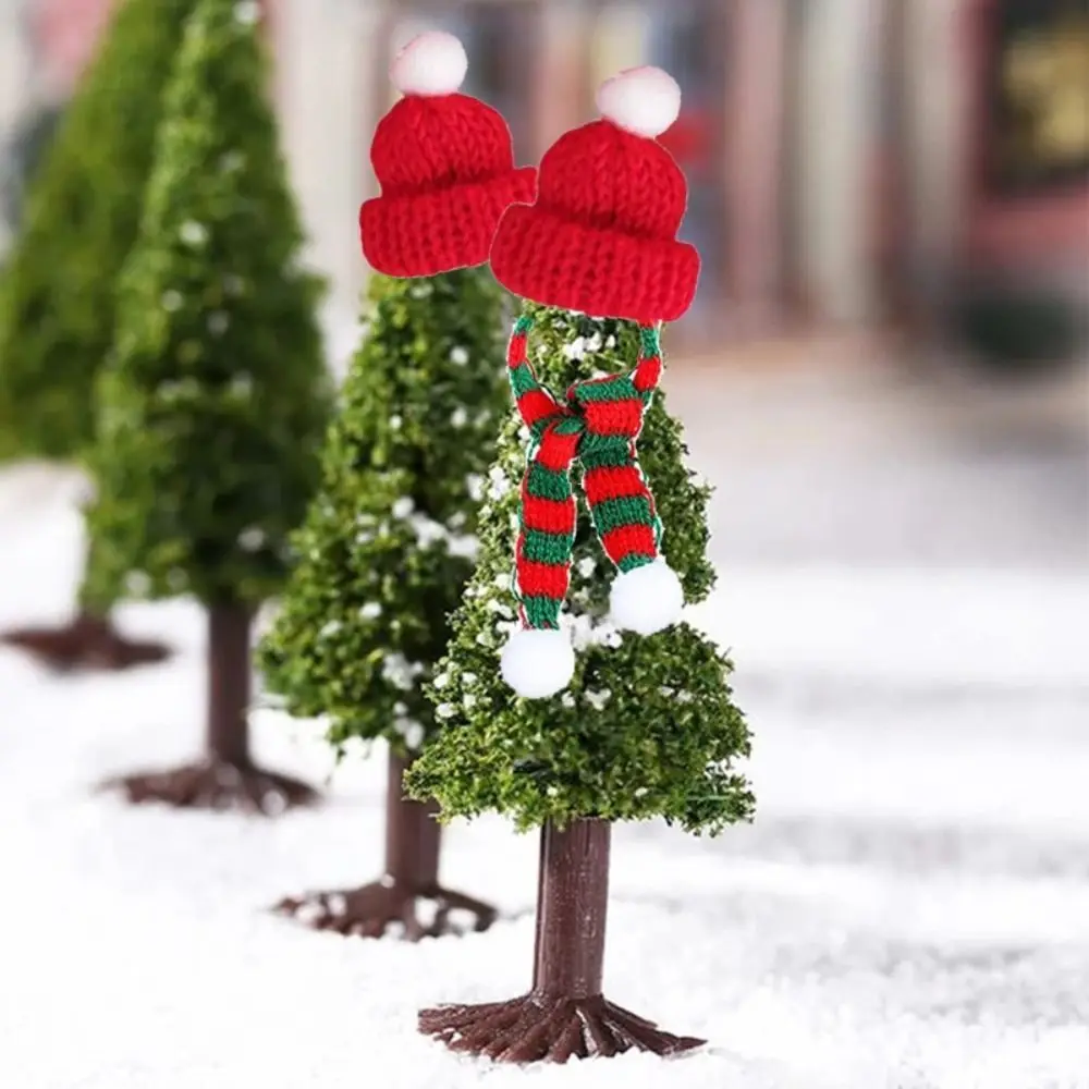 

Neck Scarf 1:12 Doll Clothes Miniature Cap Pretend Play Winter Doll Accessories Soft Simulation Christmas Doll Scarf Girls