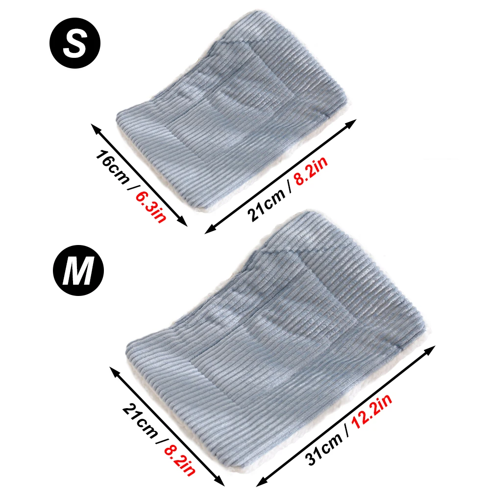 Pet Sleeping Mat Warm Autumn Winter Fleece Bed Soft Mat for Small Animal Hedgehog Hamster Rabbit Bird