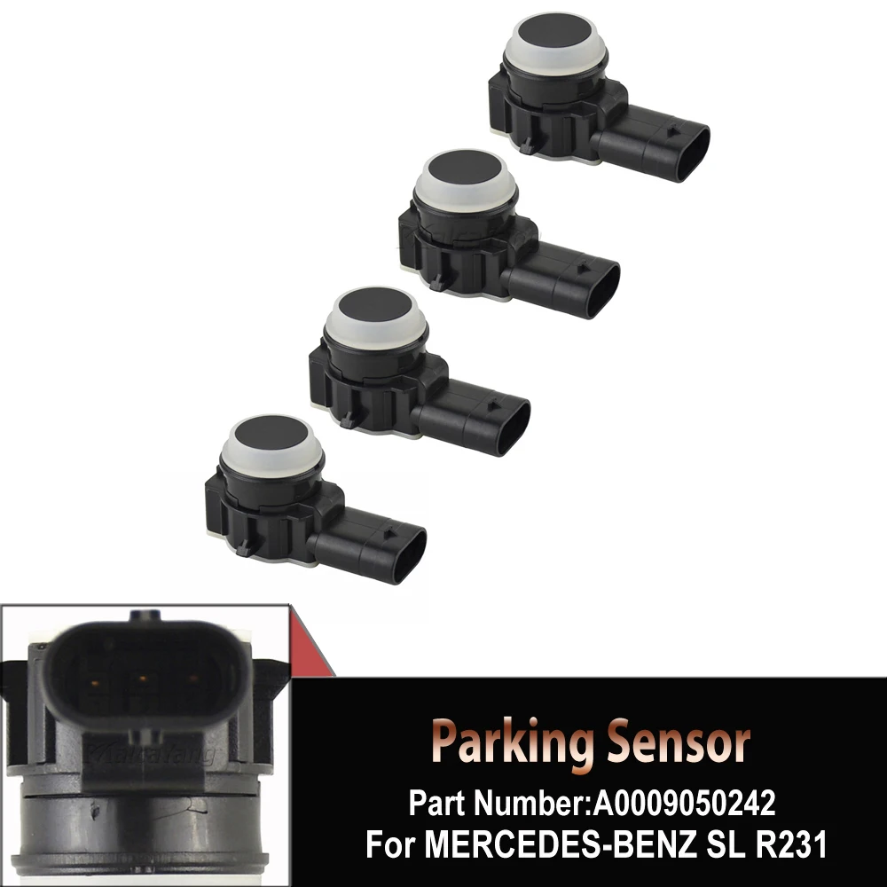 

4pcs PDC Distance Sensor For Mercedes AMG GT W242 W246 SL W231 GLK 204 2012 Sensor 0009050242 A0009050242 026301305 Car Parking