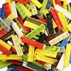 50PCS MOC Assemble Particles 2431 Size 1x4 Bricks Flat Tile Smooth 1*4 Building Blocks DIY Educational Creative Toy for Kids 5