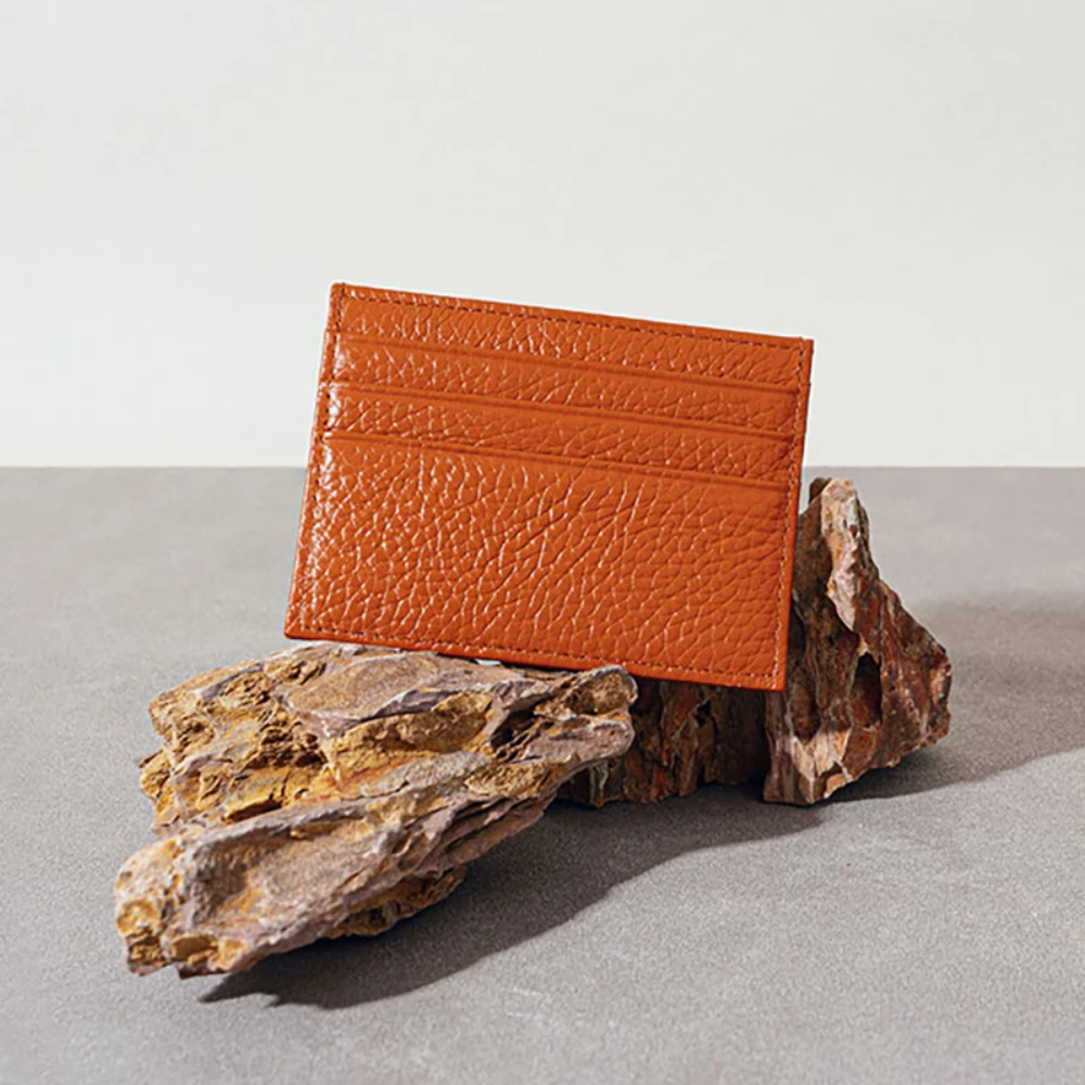 

100% натуральная телячья кожа, держатель для удостоверения личности, конфетных цветов, Подарочная коробка для банковских и кредитных карт, тонкая Визитница с несколькими слотами, держатель для паспорта