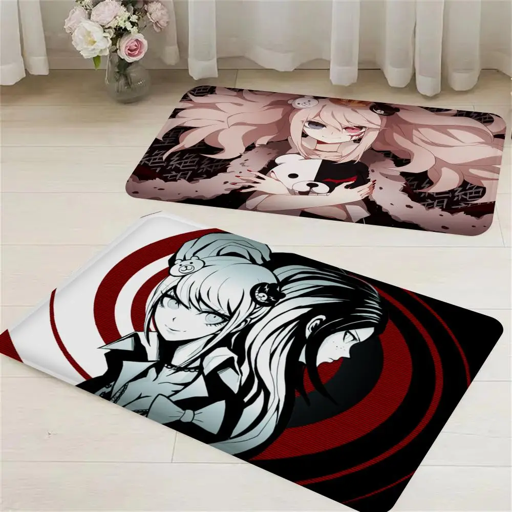 

Danganronpa Floor Mat Room Mats Washable Non-Slip Living Room Sofa Chairs Area Mat Kitchen Alfombra
