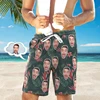 Summer Hawaiian 3D Custom Faces Seaside Vacation Printed Beach Shorts Men PersonalizedCustomization Patterns Y2k Swimming Trunks 4