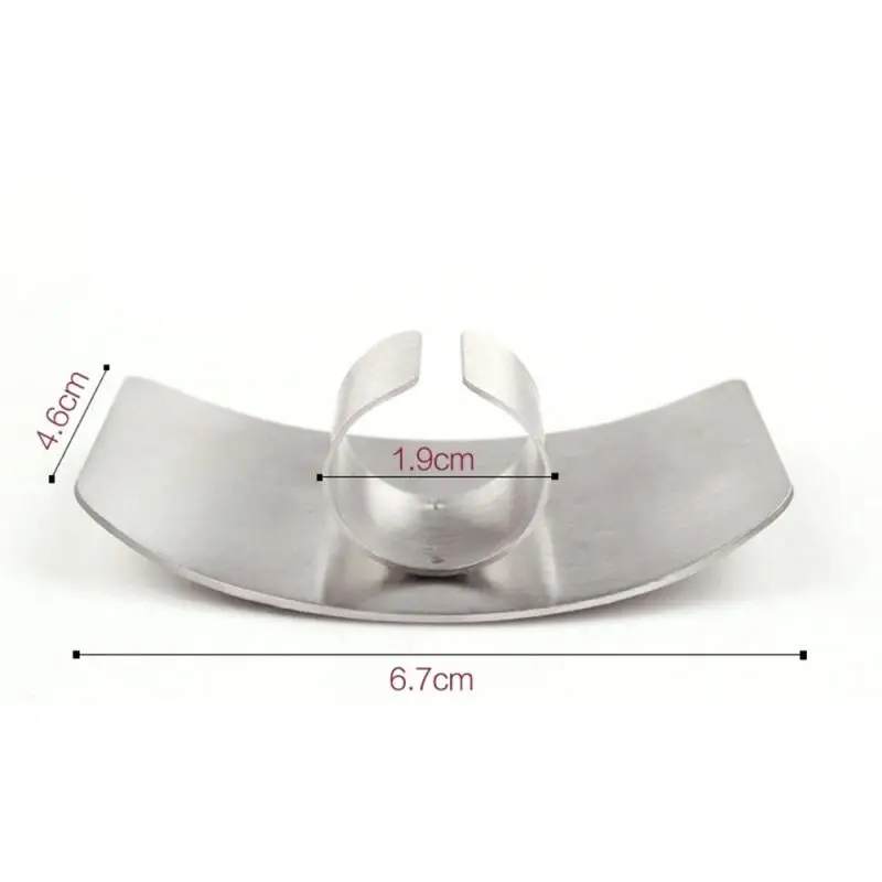 Finger Protector Stainless Steel Safe for Vegetable Cutting Kitchen