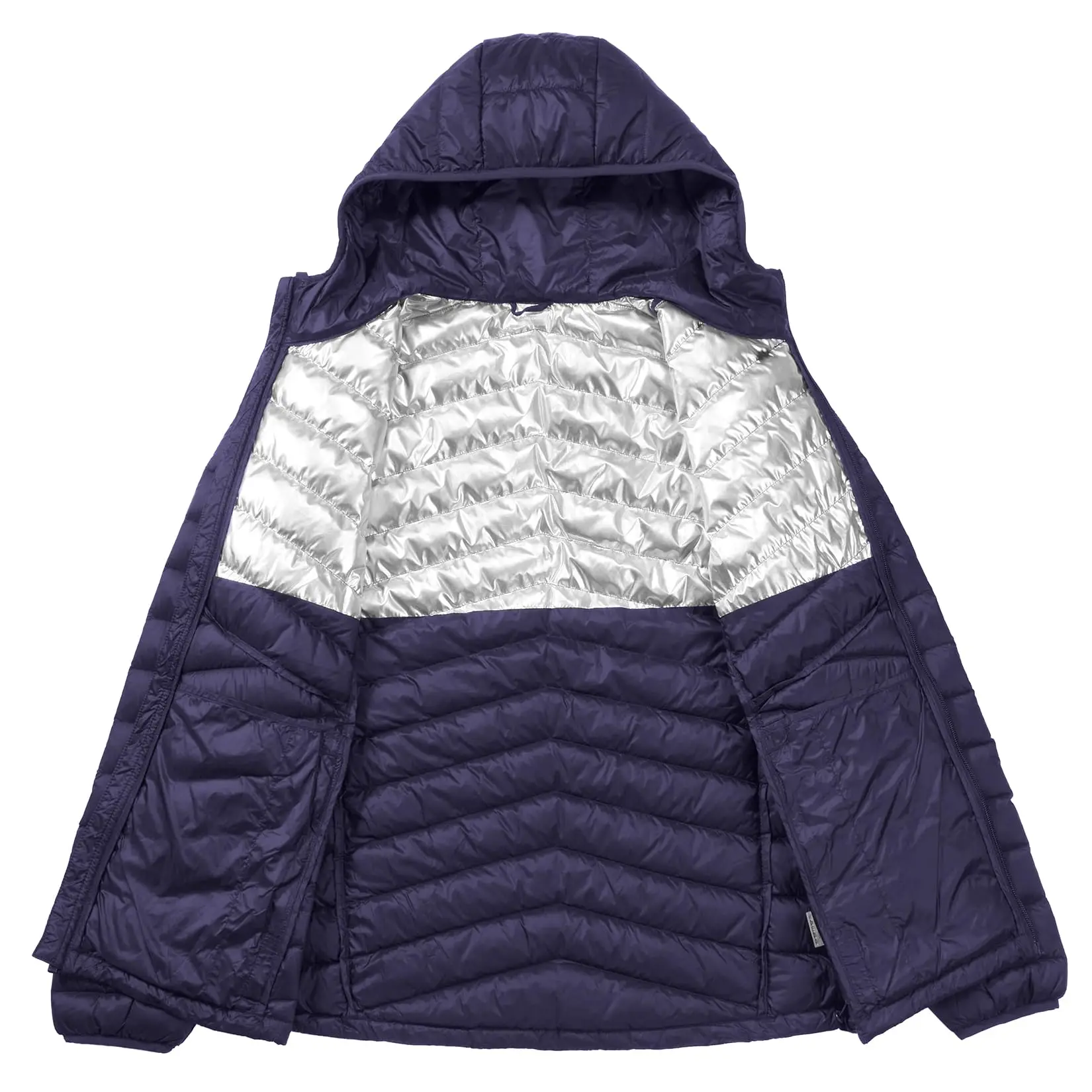 GOLDEN CMAEL Men's Packable Down Jackets Hooded Lightweight Puffer Insulated Winter Coat for Men Travel Outdoor Hiking Jacket - Image 2